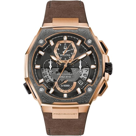 Bulova Men's Series X High Precision Quartz Chronograph Watch, Sapphire Crystal, Continous Sweeping Secondhand