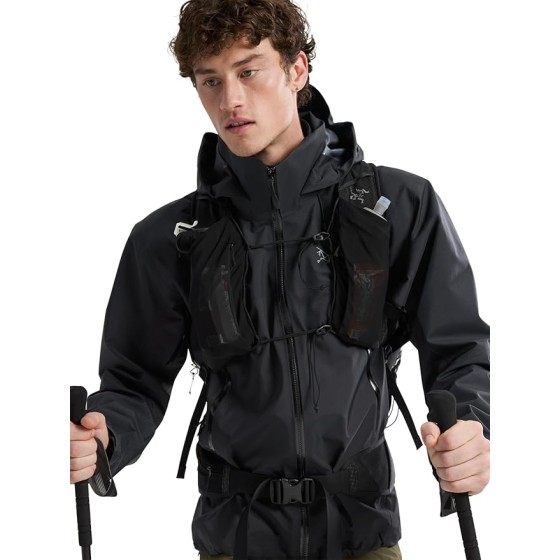 Arc'teryx Beta AR Men's Jacket | Waterproof, Windproof Gore-Tex Pro Shell Men's Winter Jacket with Hood for All Round Use | Black, Medium