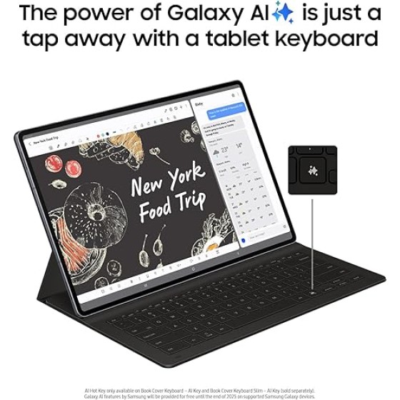 Samsung Galaxy Tab S10+ Plus 12.4” 512GB Android Tablet, Galaxy AI Tools, Circle to Search, AMOLED 2X Display, Long Battery Life, Durable Design, S Pen for Note-Taking, US Version, Moonstone Gray
