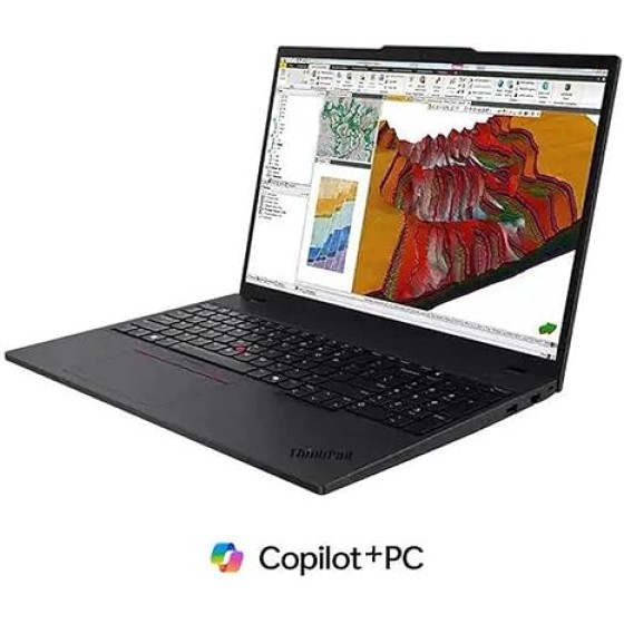 Lenovo ThinkPad P16s Gen 4 Laptop with AMD Ryzen AI 7 PRO 350 Processor and Copilot +, OLED 16” WQUXGA Touchscreen Display, 32GB DDR5-5600MT of Memory, 1TB SSD, 5MP RGB+IR Cam, Wi-Fi 7, and Win 11 Pro