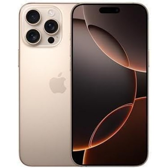 Apple iPhone 16 Pro Max, US Version, 256GB, Desert Titanium for Cricket (Renewed Premium)