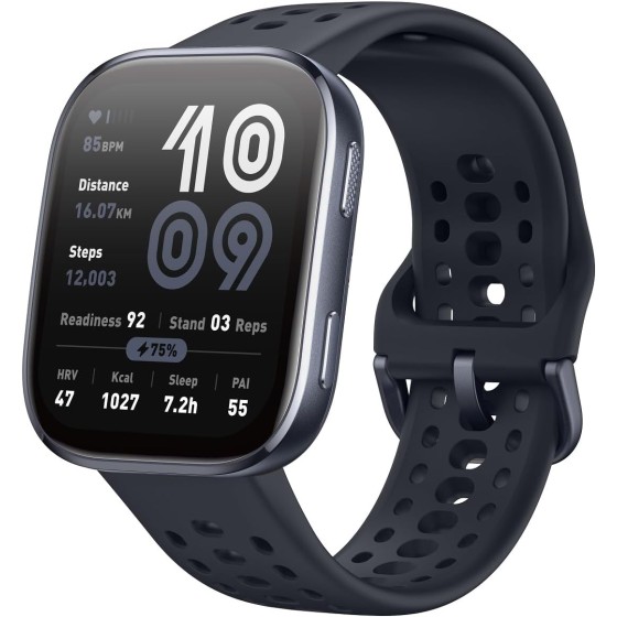 Amazfit Bip 6 Smart Watch 46mm, 14 Day Battery, 1.97 AMOLED Display, GPS and Free Maps, Bluetooth Call and Text, Health Fitness and Sleep Tracker, 140+ Workout Modes