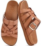 KuaiLu Flip Flops for Women with Arch Support Yoga Mat Slip On Sandals